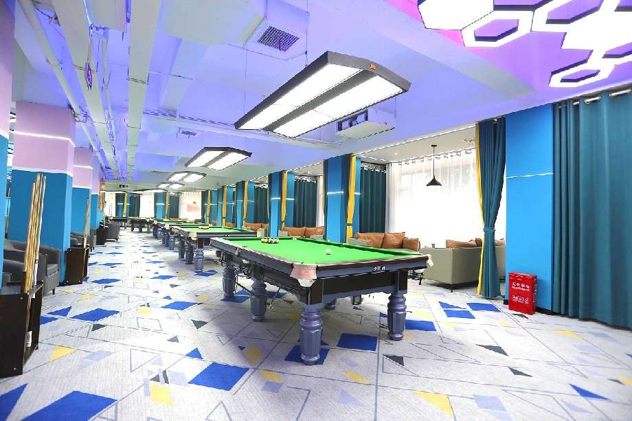 鄭州臺(tái)球廳裝修設(shè)計(jì)效果圖