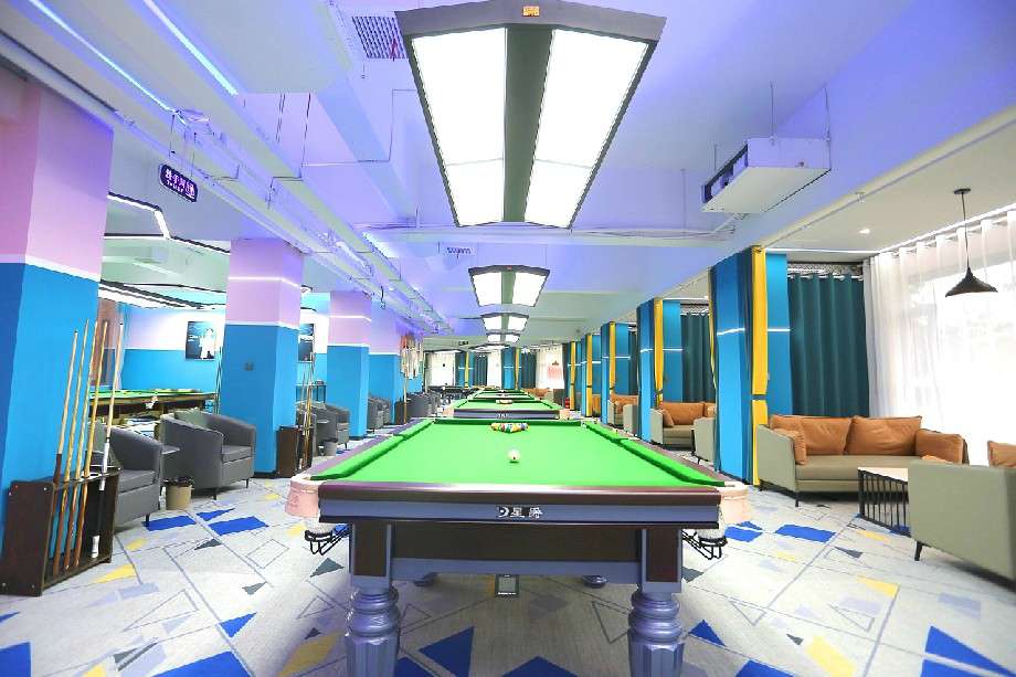 鄭州臺(tái)球廳裝修設(shè)計(jì)效果圖