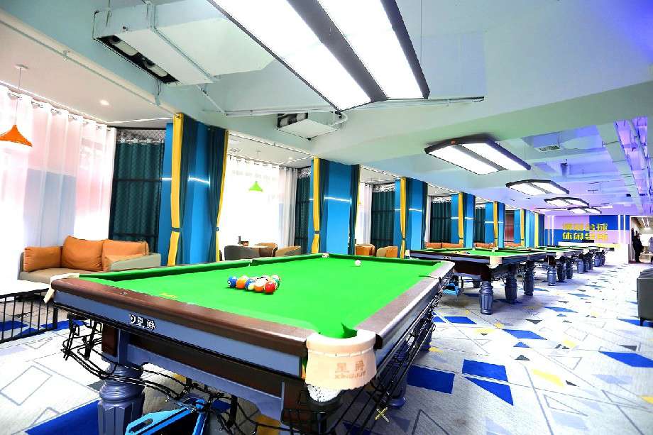 鄭州臺(tái)球廳裝修設(shè)計(jì)效果圖