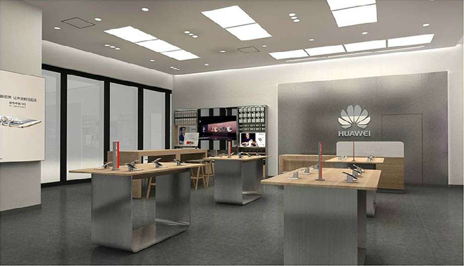 華為手機專賣店裝修設(shè)計效果圖