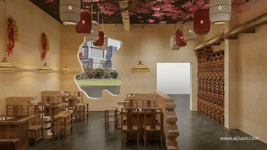 鄭州地鍋雞店裝修設(shè)計(jì)，打造店鋪的特色和品牌價值