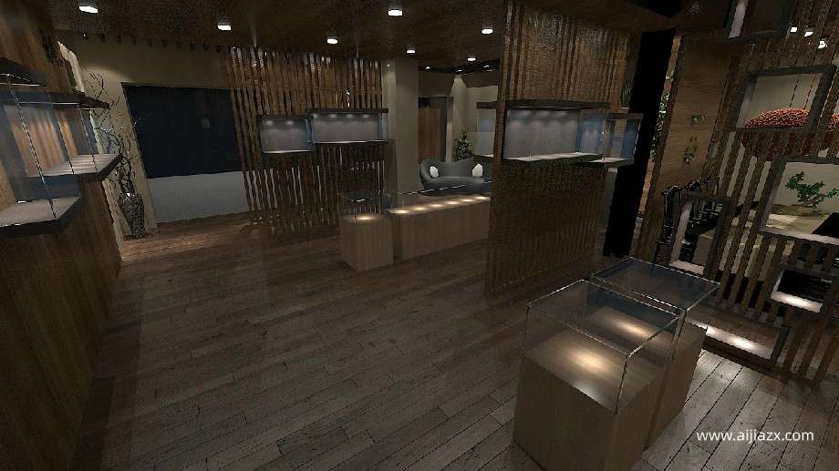 鄭州玉器古玩店設(shè)計效果圖