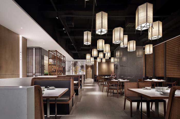 550平米鄭州中餐廳設(shè)計裝修效果圖