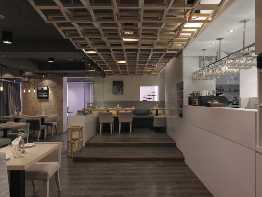 160平米咖啡店裝修設(shè)計效果圖