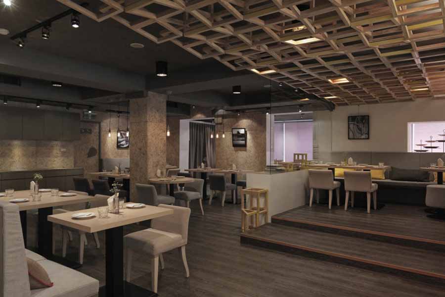 160平米咖啡店裝修設(shè)計效果圖