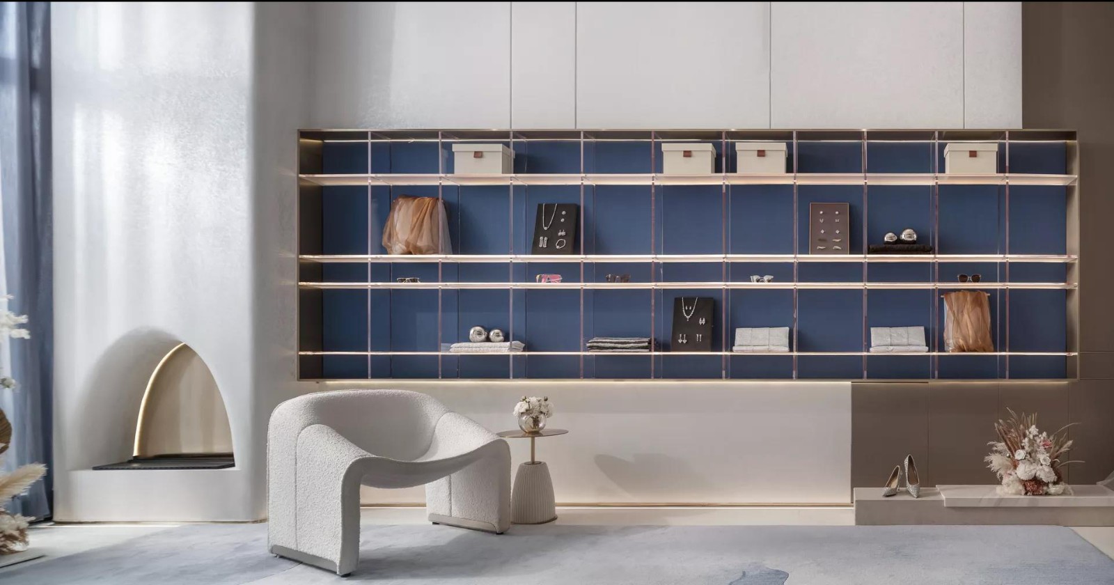 180平米婚紗禮服定制店鋪裝修設(shè)計效果圖