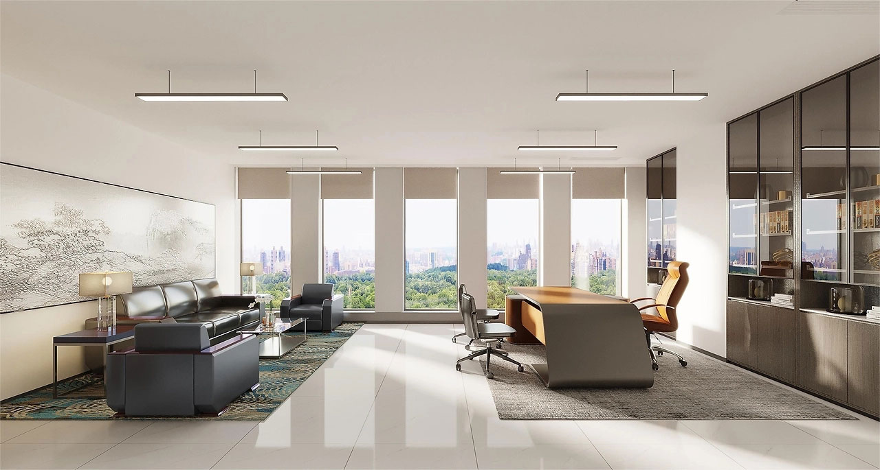 210平米鄭州辦公室設(shè)計(jì)裝修效果圖