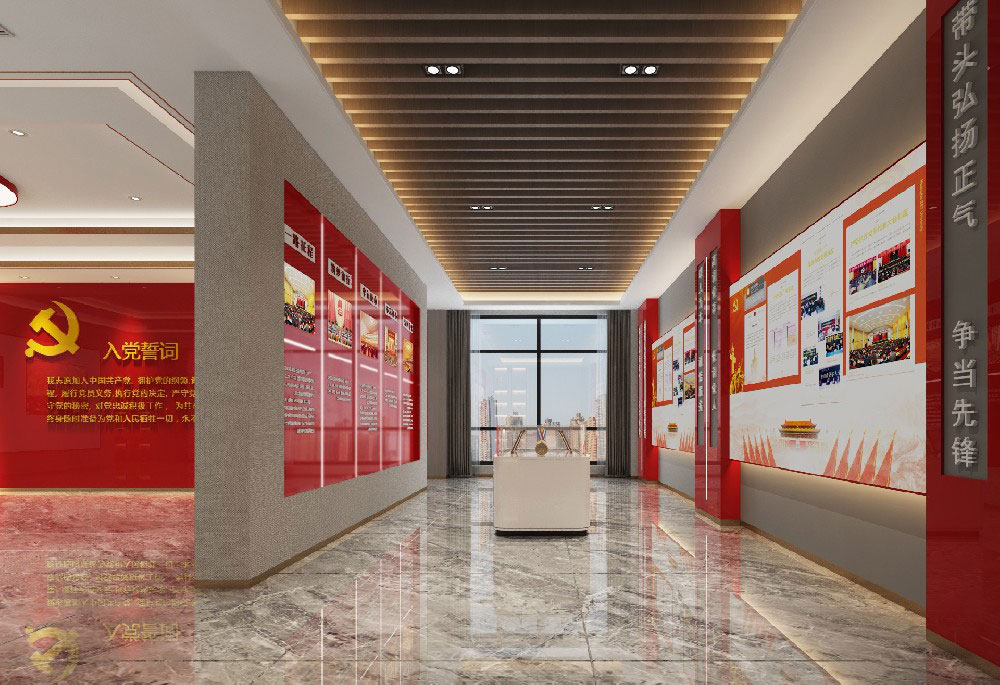 鄭州黨建展廳設(shè)計(jì)方案：傳承紅色精神，展現(xiàn)時代風(fēng)采