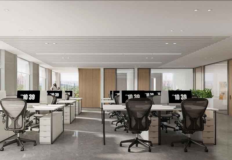 鄭州高層辦公室裝修設(shè)計(jì):高空視野與空間布局
