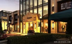 端莊風(fēng)華的簡(jiǎn)歐風(fēng)格售樓部外觀(guān)裝修效果圖