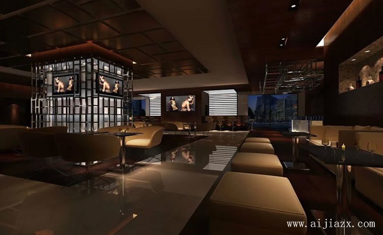 現(xiàn)代風格西餐館裝修效果圖