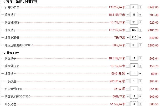 110平米簡單要多少錢？110平全包裝修預(yù)算清單（詳細(xì)價(jià)格）